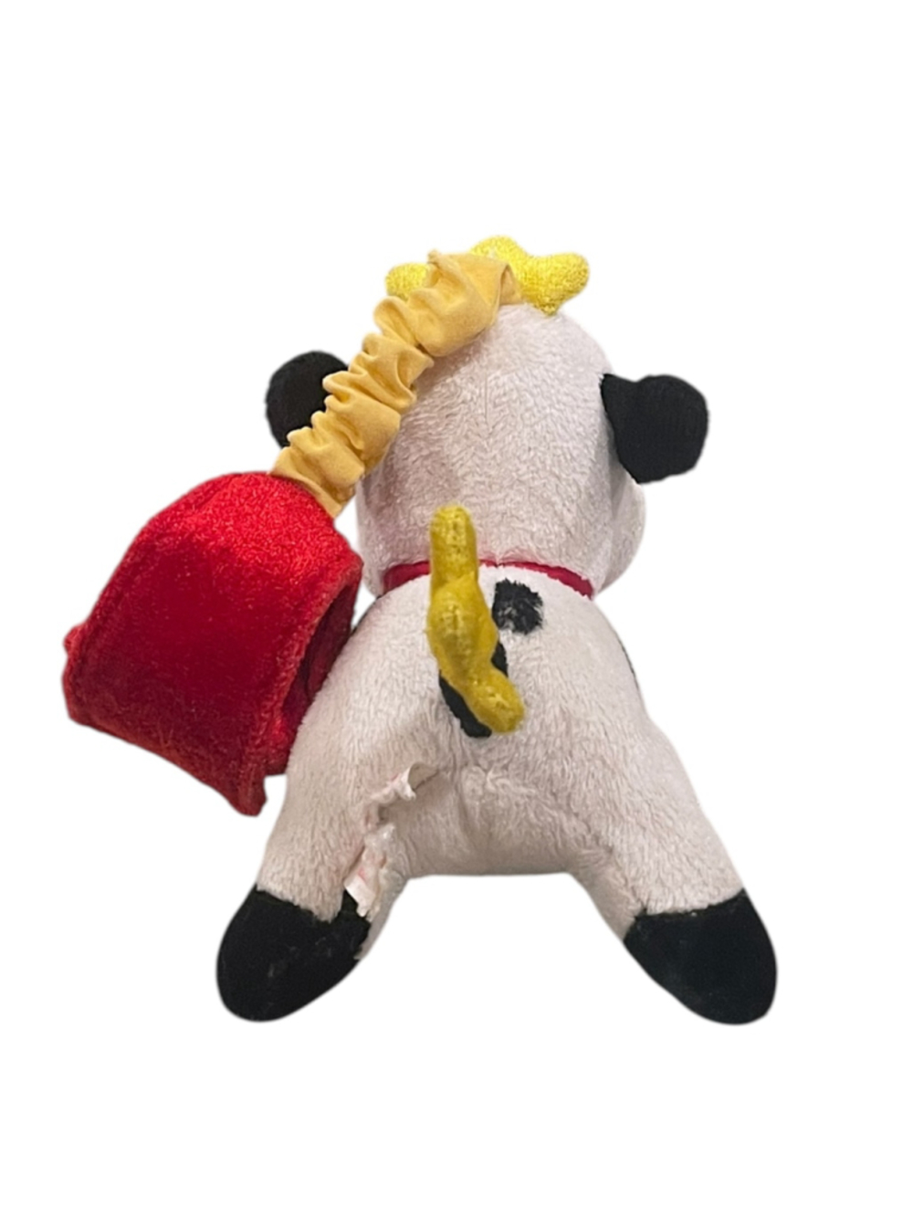 Fisher Price Hanging Rattle Cow Plush Baby Toy 5" - Picture 9 of 14